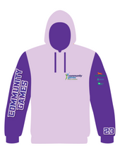 Load image into Gallery viewer, Community Games 2023 National Finals Hoodie - Outdoor Teams (August 27th Names)