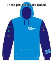 Load image into Gallery viewer, PRE-ORDER Cairn Community Games 2024 May National Finals Hoodie - (May 25th &amp; 26th Names)