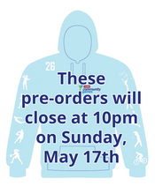 Load image into Gallery viewer, PRE-ORDER Cairn Community Games 2026 May National Finals Hoodie - (May 23rd &amp; 24th Names)