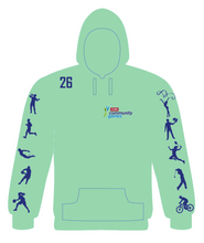 Load image into Gallery viewer, PRE-ORDER Cairn Community Games 2026 May National Finals Hoodie - (May 23rd &amp; 24th Names)