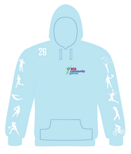 Load image into Gallery viewer, PRE-ORDER Cairn Community Games 2026 May National Finals Hoodie - (May 23rd &amp; 24th Names)