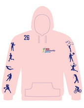 Load image into Gallery viewer, PRE-ORDER Cairn Community Games 2026 May National Finals Hoodie - (May 23rd &amp; 24th Names)