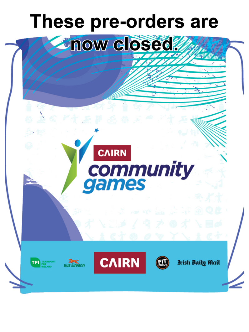 PRE-ORDER Cairn Community Games Gym Bag