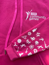 Load image into Gallery viewer, PRE-ORDER Cairn Community Games 2025 May National Finals Hoodie - (May 24th &amp; 25th Names)