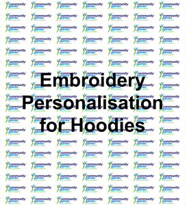 Embroidery Personalisation for Hoodies - Initials