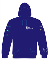 Load image into Gallery viewer, PRE-ORDER Cairn Community Games 2024 Swimming/Quiz/Gymnastics National Finals Hoodie - (June 8th &amp; 9th Names)