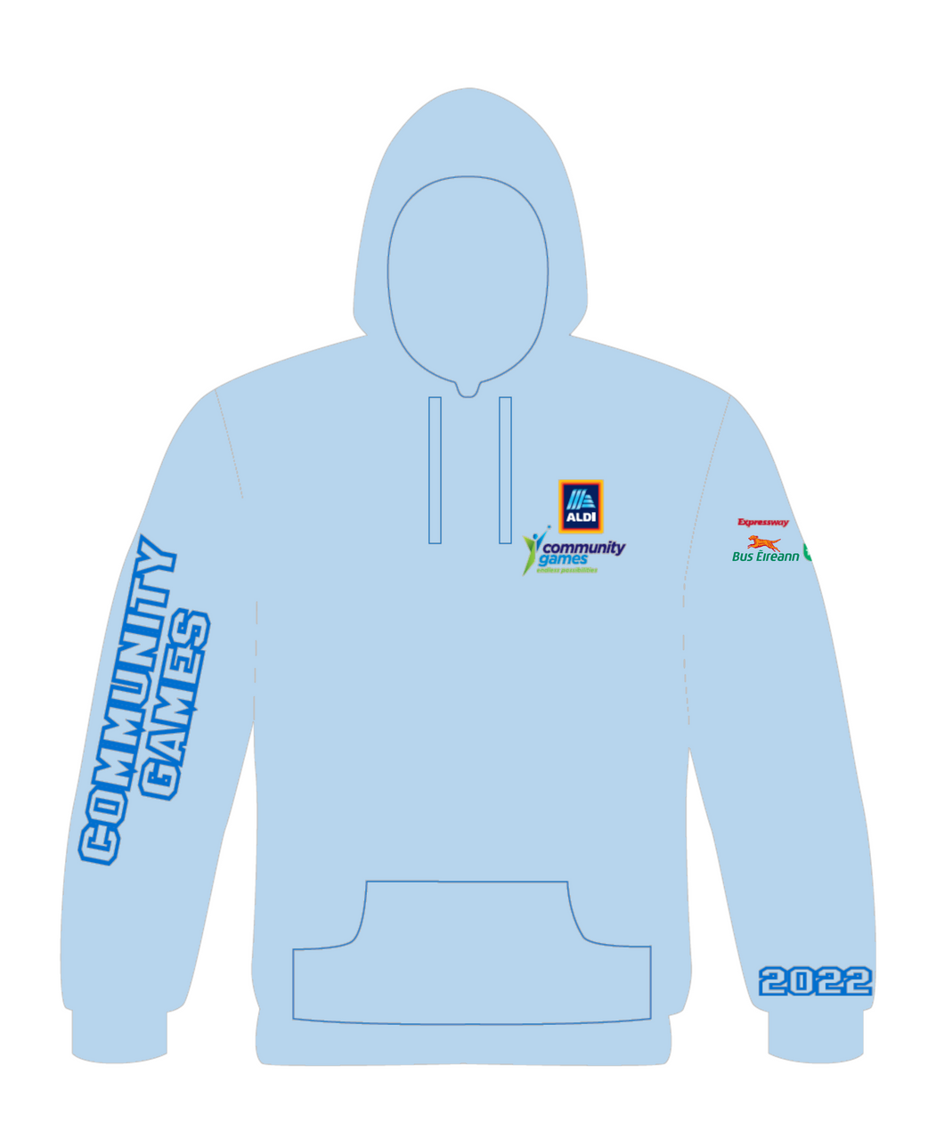 EXTRA ORDER Aldi Community Games 2022 Hoodie - Swimming National Finals (September 24th Names)
