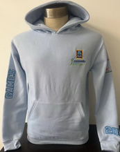 Load image into Gallery viewer, EXTRA ORDER Aldi Community Games 2022 Hoodie - Outdoor Team Events, Cycling on Grass, and Marathon National Finals (September 24th Names)